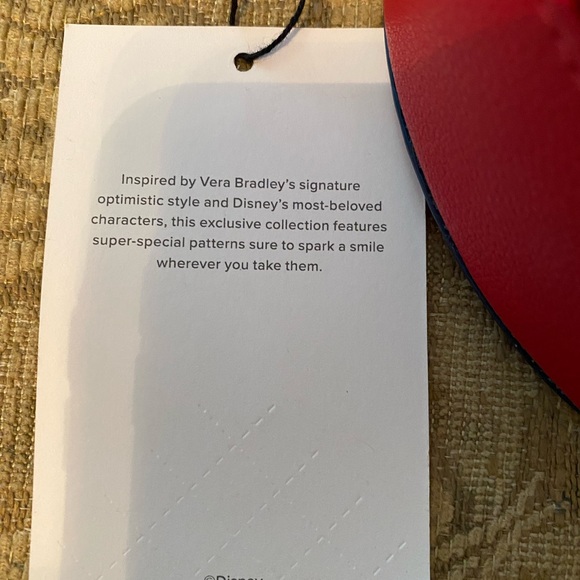 NWT Vera Bradley Disney  Limited Edition Beauty and The Beast Rose Cosmetic Bag - Picture 4 of 12